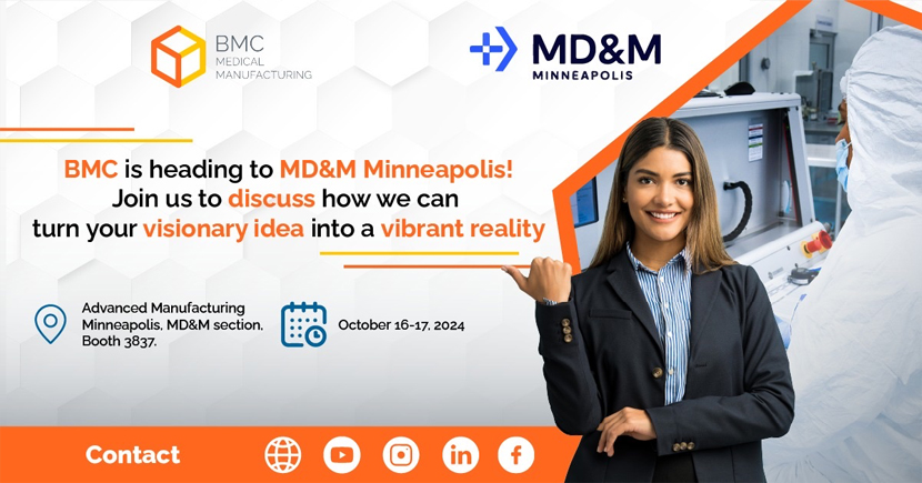 BMC Medical Manufacturing announcement for MD&M Minneapolis 2024