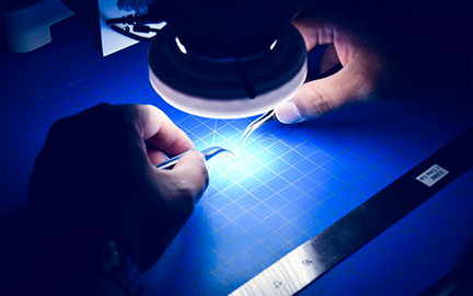 Medical device component inspection during product development